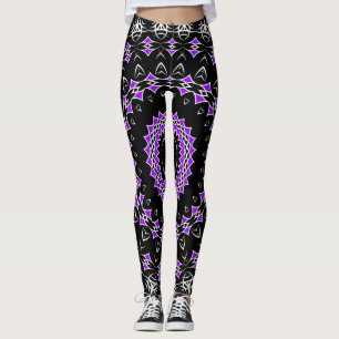 Keltischer Stammes- Mandala (lila) Leggings