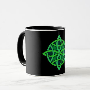 keltisches altes Symbol Knotenirlands heidnisches Tasse