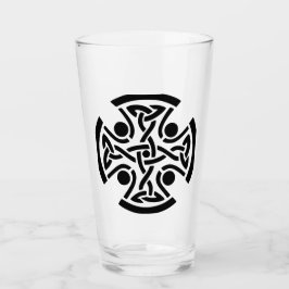 Keltisches Christliches Kreuz Glas