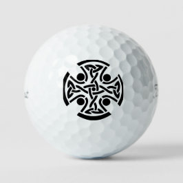 Keltisches Christliches Kreuz Golfball