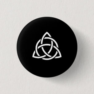 Keltisches Dreifachknoten-Triquetra-Symbol Button