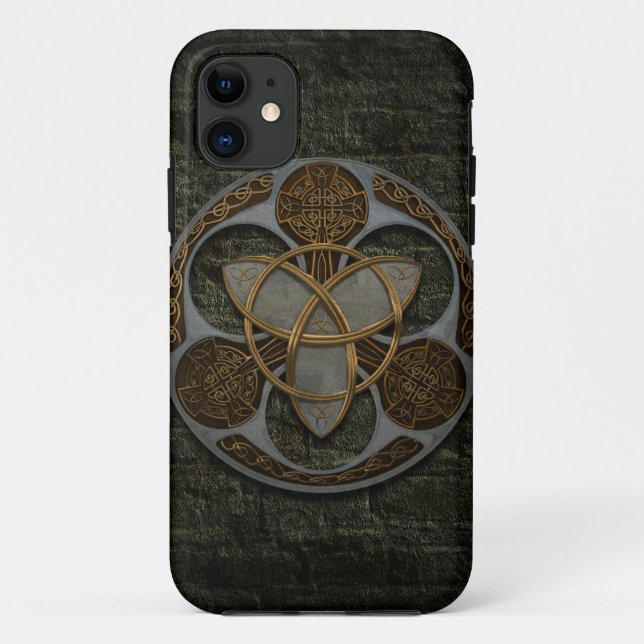 Keltisches Dreiheits-Schild Case-Mate iPhone Hülle (Rückseite)