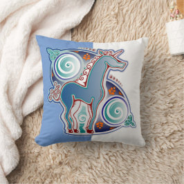 Keltisches Einhorn Kissen
