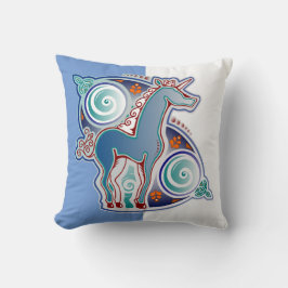 Keltisches Einhorn Kissen