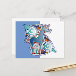 Keltisches Einhorn Postkarte