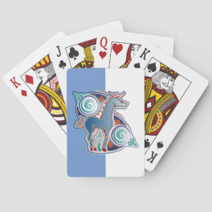 Keltisches Einhorn Spielkarten