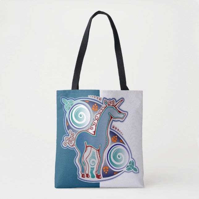 Keltisches Einhorn Tasche (Vorderseite)