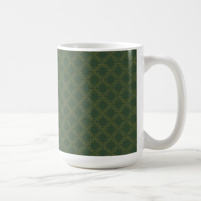 Keltisches Entwurfs-Muster Kaffeetasse (Rechts)