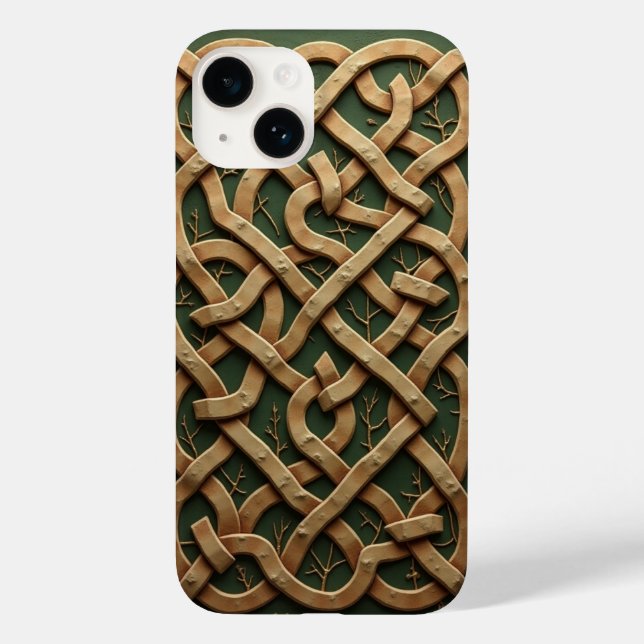 Keltisches Geflecht Case-Mate iPhone 14 Hülle (Rückseite)