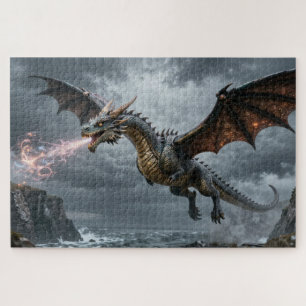 Keltisches Geist-Tier-Drache-Jigsaw-Puzzle