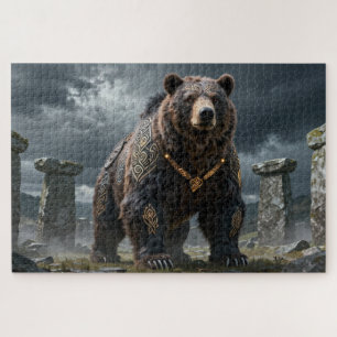 Keltisches Geisttier-Bär-Jigsaw-Puzzle