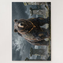 Keltisches Geisttier-Bär-Jigsaw-Puzzle