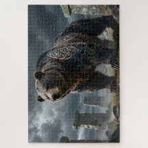 Keltisches Geisttier-Bär-Puzzle