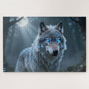 Keltisches Geisttier-Wolf-Puzzle