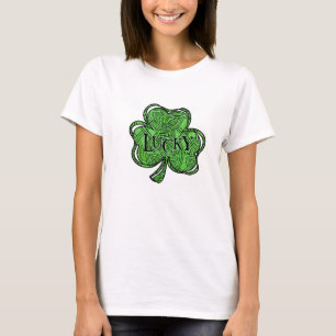 Keltisches grünes Kleeblatt Heiligen Patrick T-Shirt