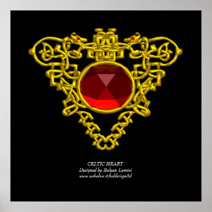 Keltisches Herz Poster