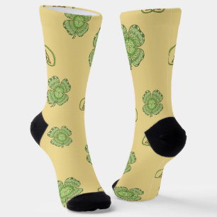 keltisches Kleeblatt Socken