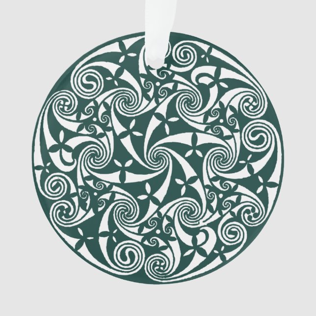 Keltisches Knoten-Medaillon-runder Entwurf, Ornament (Vorderseite)