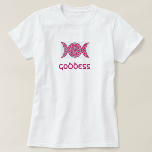 Keltisches Knotengöttin-Shirt (Rosa) T-Shirt