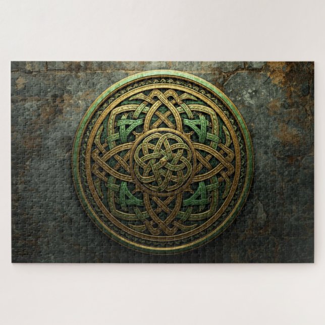 Keltisches Knotenmandala-Puzzle (Horizontal)