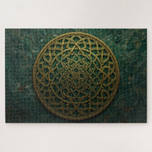 Keltisches Knotenmandala-Puzzle