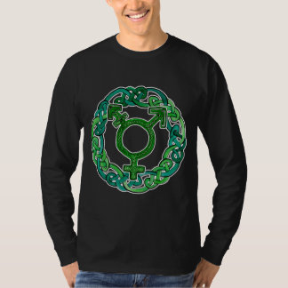 Keltisches Knüpfarbeittransgender-Symbol T-Shirt