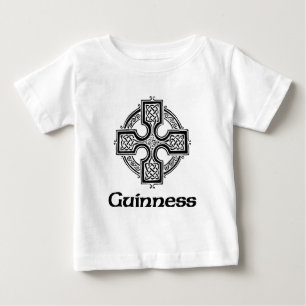 Keltisches Kreuz Guinneß Baby T-shirt