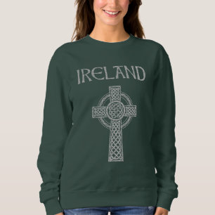 Keltisches Kreuz Irlands Sweatshirt