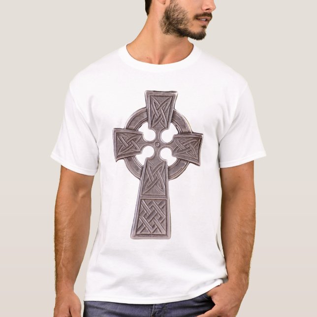 Keltisches Kreuz-T - Shirt (Vorderseite)