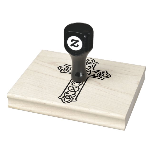 Keltisches Kreuz Zeichnend | keltisch Gummistempel (Stempel)