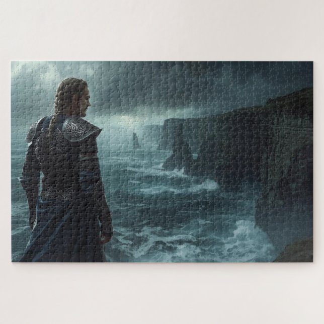 Keltisches Krieger-Puzzle (Horizontal)