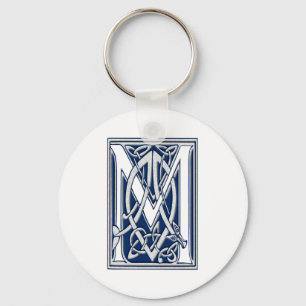 Keltisches m-Monogramm Schlüsselanhänger