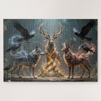 Keltisches Spirit Animal Totem Puzzle