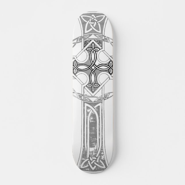 Keltisches Suche-"Kreuz-" Brett Skateboard (Vorne)