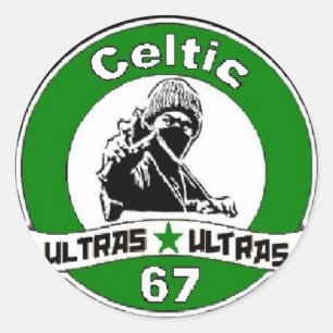 KELTISCHES ULTRAS. RUNDER AUFKLEBER