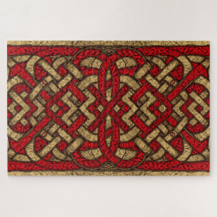 Keltisches walisisches Knotwork-Jigsaw-Puzzle