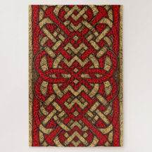 Keltisches walisisches Knotwork-Jigsaw-Puzzle