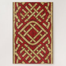 Keltisches walisisches Knotwork-Jigsaw-Puzzle