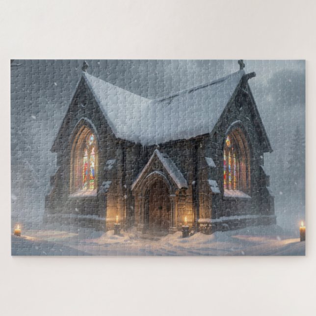 Keltisches Winterkapellen-Puzzle (Horizontal)