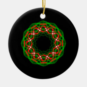 Keltisches Yule-Fest Keramik Ornament