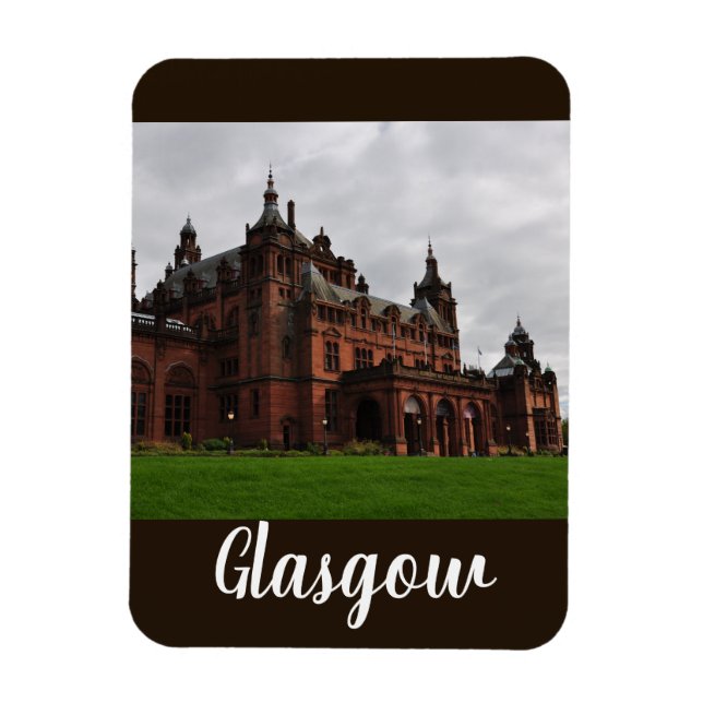 Kelvingrove Glasgow Foto Magnet (Vertikal)