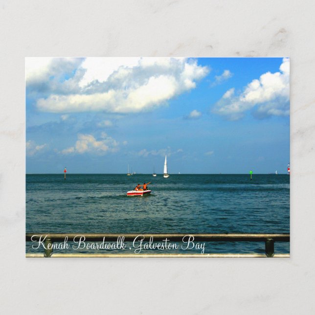 Kemah Boardwalk Galveston Bay Carte postale (Devant)