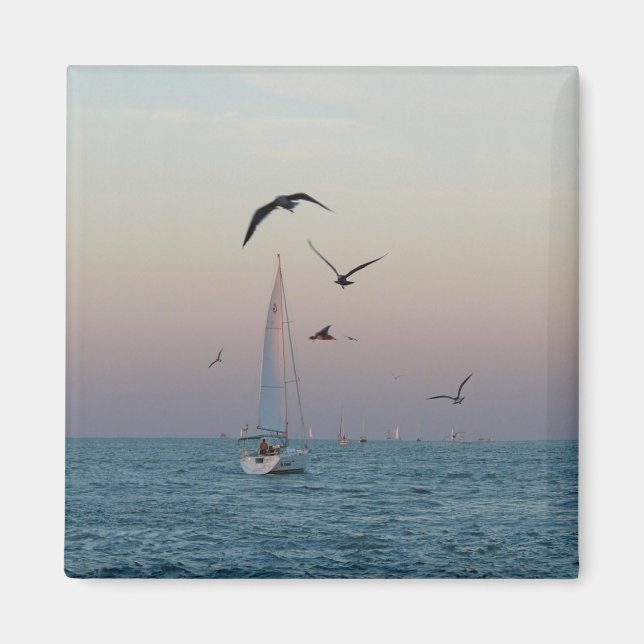 Kemah, TX Sailboat-Magnet Magnet (Vorne)
