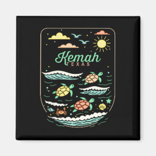 Kemah Tx Süße Strandferien Meeresschildkrötenliebh Magnet
