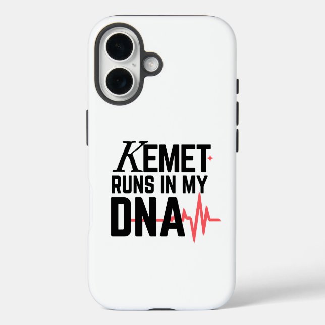 Kemet Runs in My DNA | iPhone / iPad case (Rückseite)