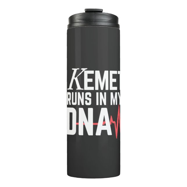 Kemet Runs in My DNA |  Thermosbecher (Vorderseite)