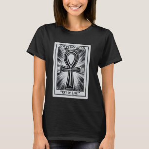Kemetische Tarotkarte Altes Ägypten Ägyptisch Ankh T-Shirt