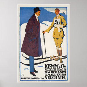 Kemm & Co. Schneider und Bekleidungshändler Poster