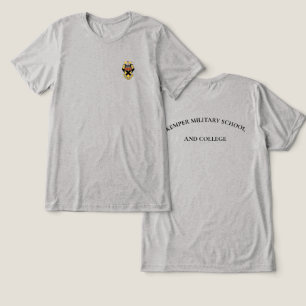 Kemper Kleines Wappen Bella+Leinwand T-Shirt Tri-Blend Shirt