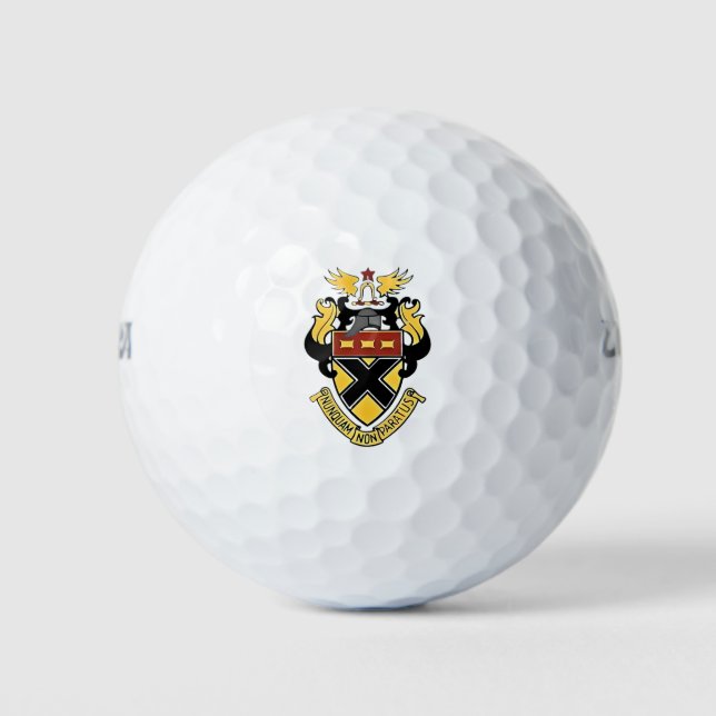 Kemper Wappen Golf Balls - Auswahl von 8 Marken Golfball (Vorderseite)